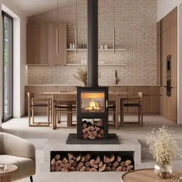 Click Here To Enlarge This Photo Of Double Sided Stoves